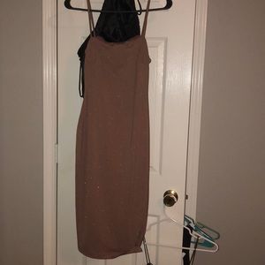 Love culture sparkly blush dress